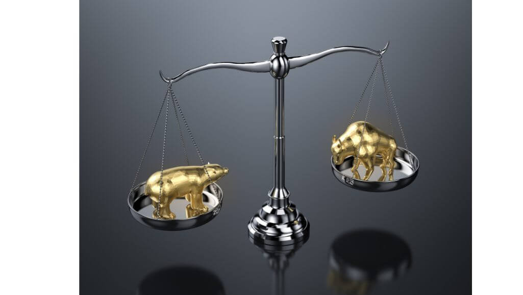 cán cân bò gấu chứng khoán